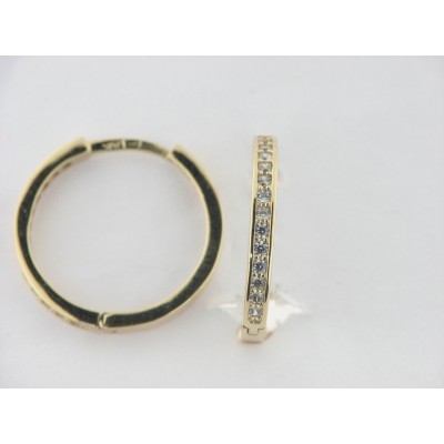 Pendientes Aro Oro Piedras Pendientes Aro Oro Piedras
