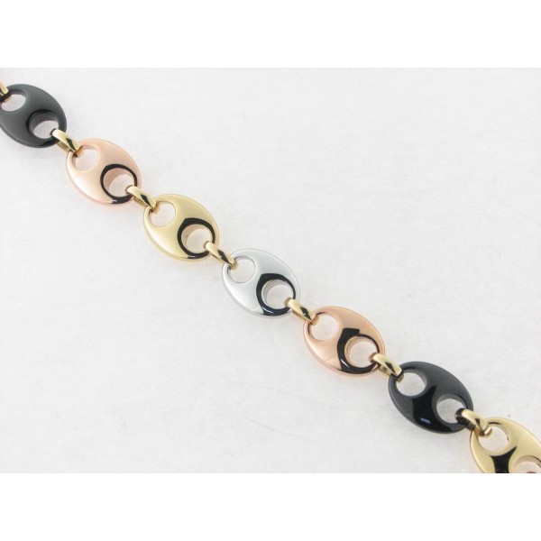 Viceroy Pulsera Acero Tricolor
