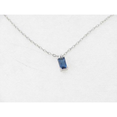 Colgante Plata Piedra con Cadena Plata
