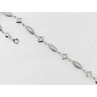 Pulsera Plata Piedras