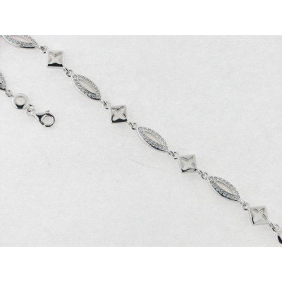 Pulsera Plata Piedras