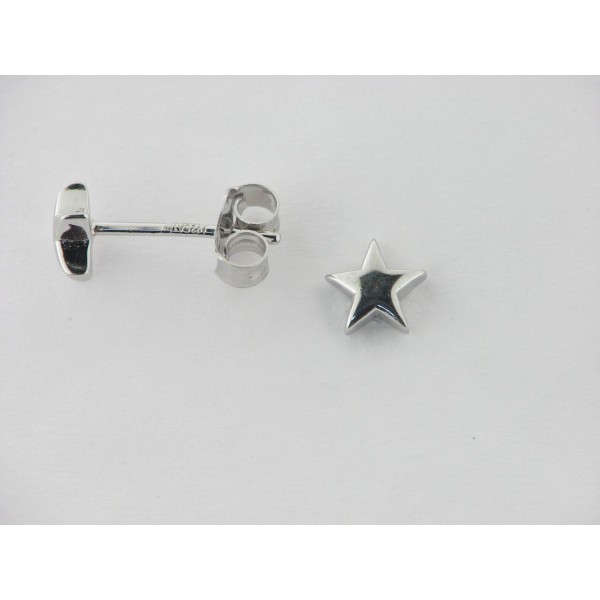 Pendientes Plata Estrella