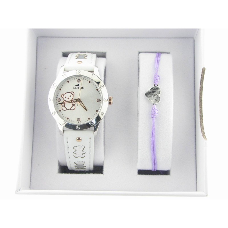 Lotus Agujas Acero Piel