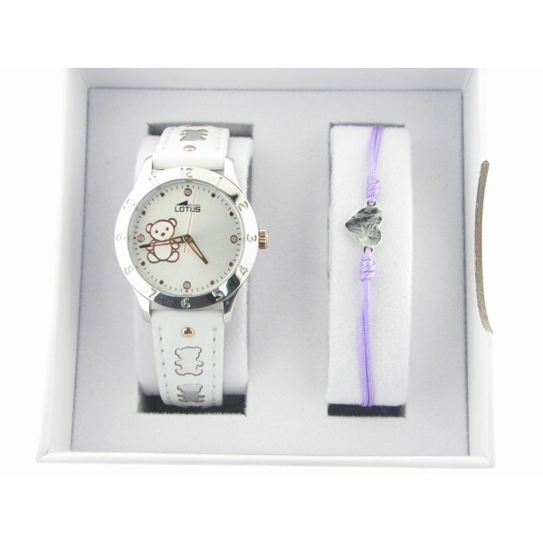 Lotus Agujas Acero Piel