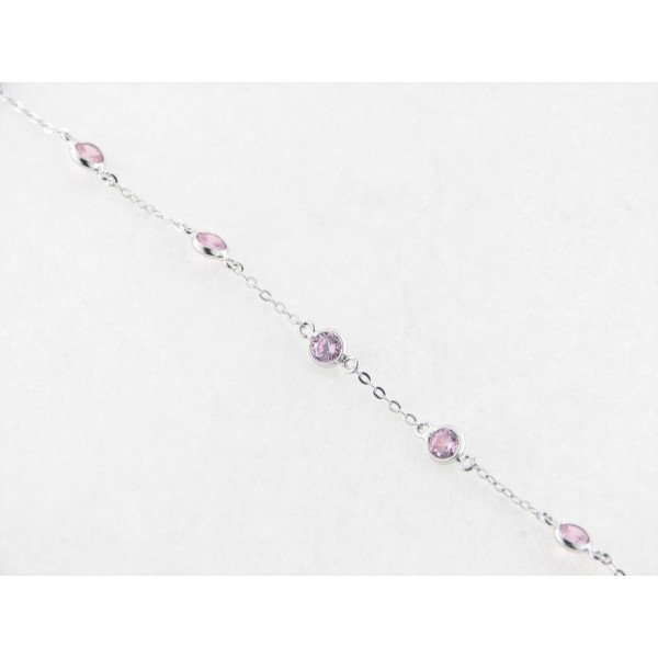 Lotus pulsera plata circonitas