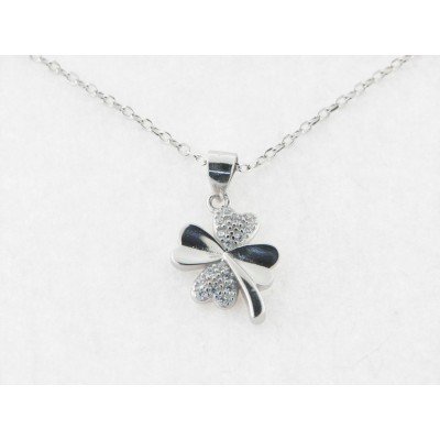 Colgante Plata Piedras con Cadena Plata