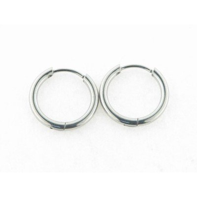 Pendientes Aro Acero 16 mm