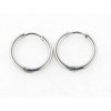 Pendientes Aro Acero 18 mm