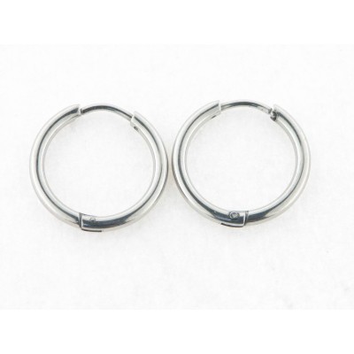 Pendientes Aro Acero 18 mm