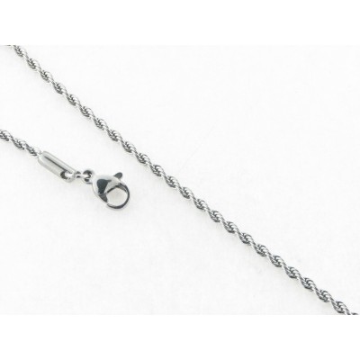 Pulsera Acero Cordon 2 mm