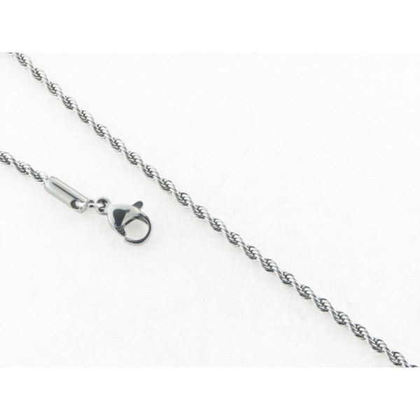 Pulsera Acero Cordon 2 mm