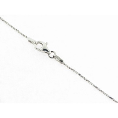Cadena Plata 40 cm Rodio Veneciana