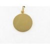 Medalla Oro Virgen Pilar 20 mm