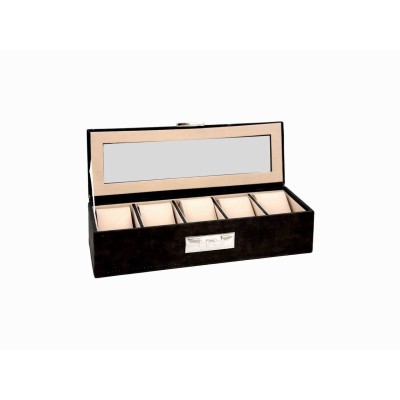 Caja 5 Relojes Simil Piel 29 x 10,5 x 8,5