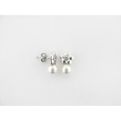 Viceroy pendientes plata perla