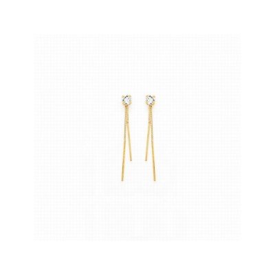 Victoria Cruz Pendientes Plata Chapada Piedra