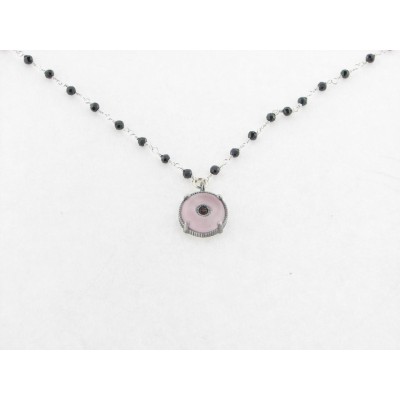 Raive Colgante Plata Piedras con Cadena