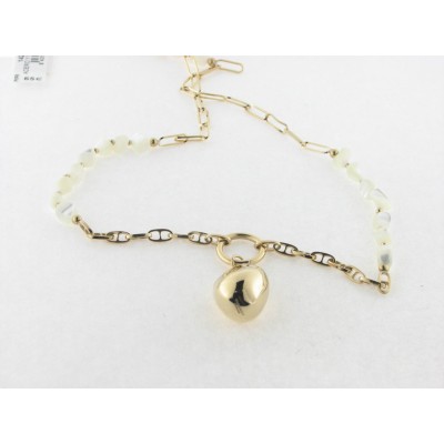 Viceroy Collar Acero Chapado Madre Perla