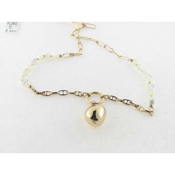 Viceroy Collar Acero Chapado Madre Perla