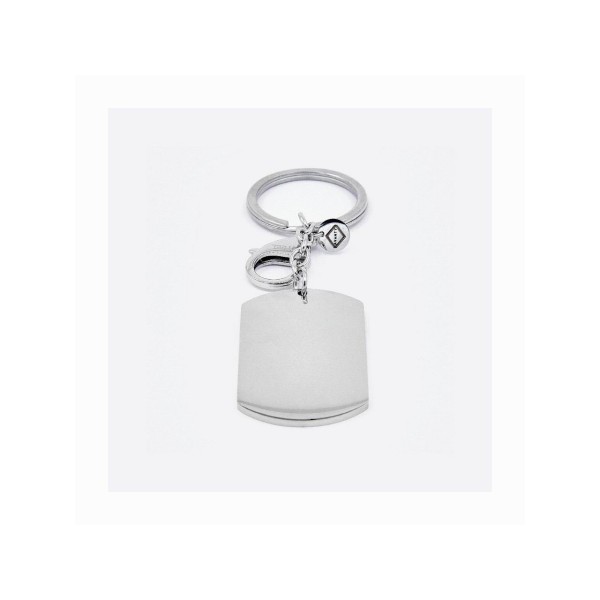 Llavero Acero Rectangular