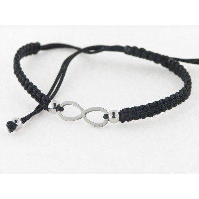 Pulsera Acero Infinito Macrame