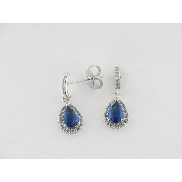 Pendientes Plata Piedras