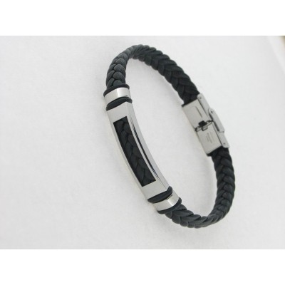 Viceroy Pulsera Acero Piel