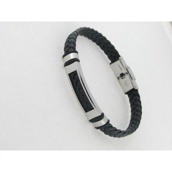 Viceroy Pulsera Acero Piel