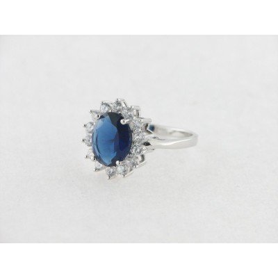 Anillo plata circonitas