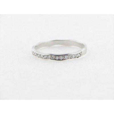 Sortija Oro Blanco Diamantes