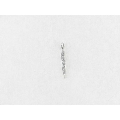 Colgante Oro Blanco Brillantes