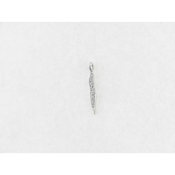Colgante Oro Blanco Brillantes