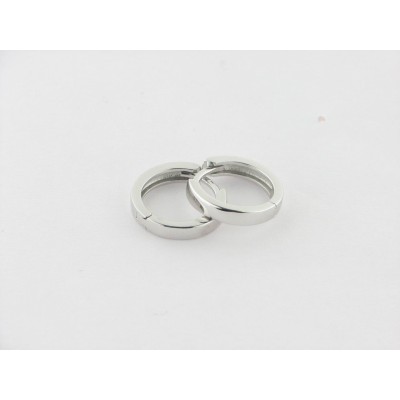 Pendientes aro plata