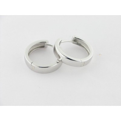 Pendientes aro plata
