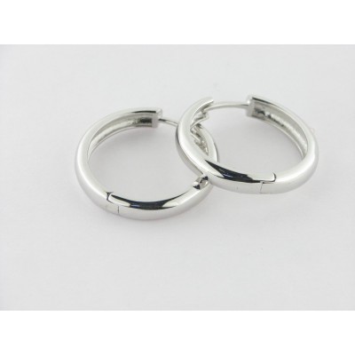 Pendientes aro plata