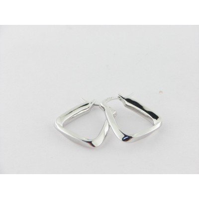 Pendientes aro plata