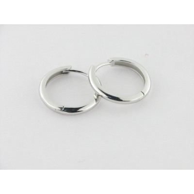 Pendientes aro plata