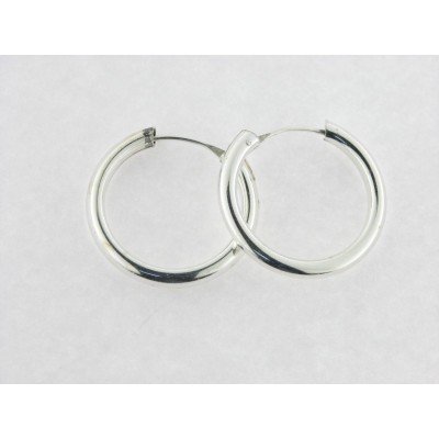 Pendientes aro plata