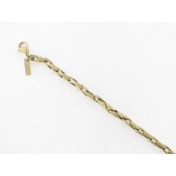 Lotus pulsera acero chapado mate