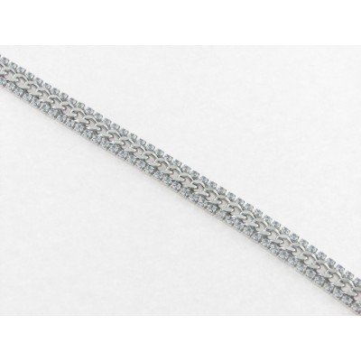 Lotus pulsera acero piedras