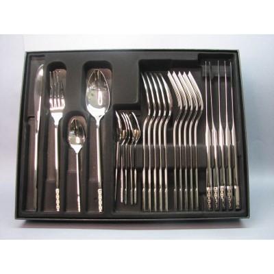 Cubertería Monférico acero 24 piezas