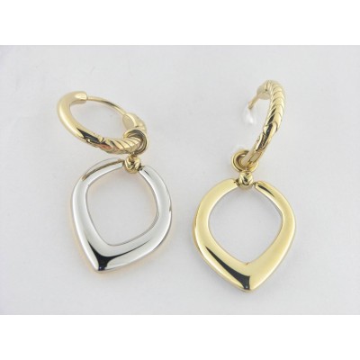 Viceroy pendientes aro acero bicolor