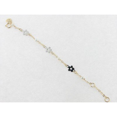 Pulsera Reciem Oro Perlas