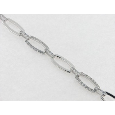 Lotus Pulsera Plata Piedras