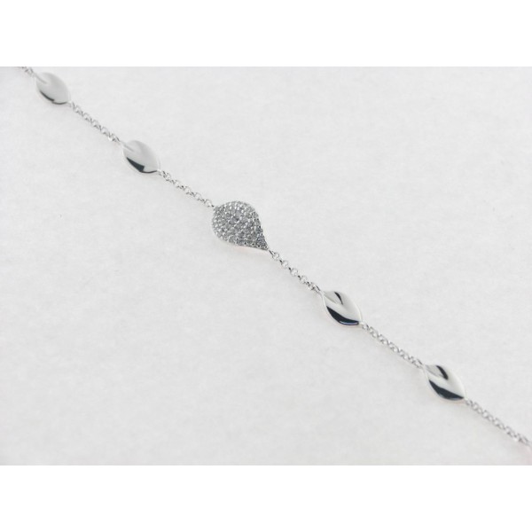 Lotus pulsera plata circonitas