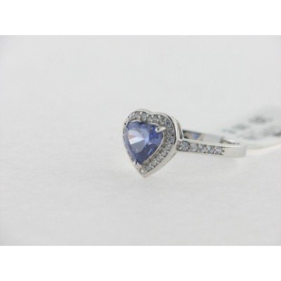 Lotus anillo plata circonitas