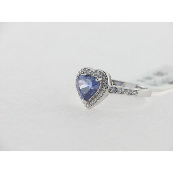 Lotus anillo plata circonitas