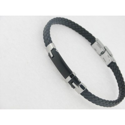 Lotus pulsera acero piel