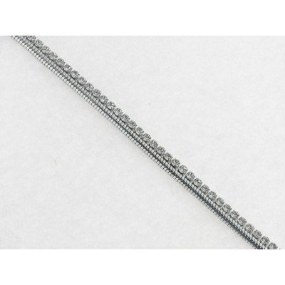 Lotus pulsera acero piedras