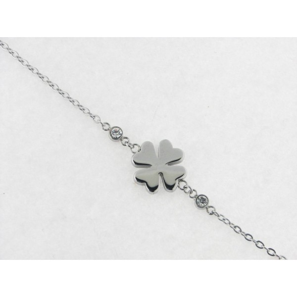Lotus pulsera acero piedras